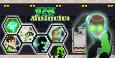 Ben Alien 👽  Super Hero 🔥 الملصق