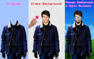 Winter Jacket Men Photo Editor captura de pantalla 3