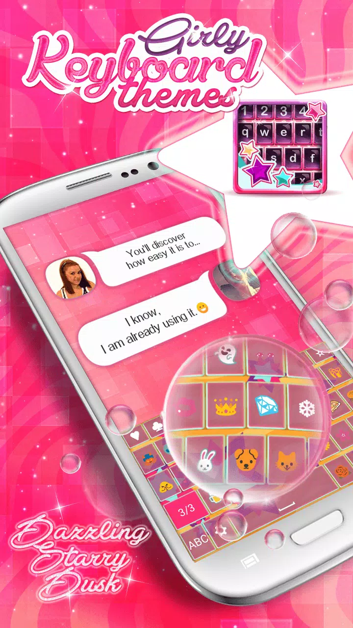 Android 用の 可愛い キーボード テーマ Apk をダウンロード