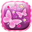 Pink Butterfly Live Wallpaper