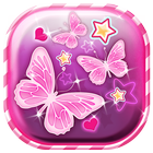 Pink Butterfly Live Wallpaper icon