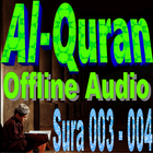 Quran Offline Audio: 003 Āl ʿimrān - 004 An-Nisa' icono
