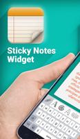 Kostenlose Haftnotizen Widget Plakat