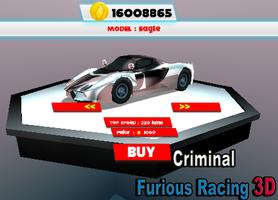 Criminal Furious Racing 3D capture d'écran 2