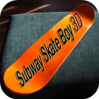 Subway Skate Boy 3D ไอคอน
