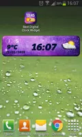 최고의 디지털 시계 위젯 스크린샷 3