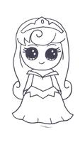 How to Draw Little Princess Easy Step By Step poster