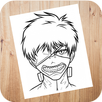 How To draw Tokyo ghoul Easy Step By Step APK