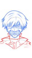 How To draw Tokyo ghoul Easy Step By Step 스크린샷 3