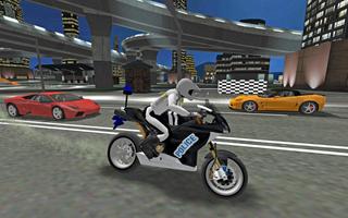City Police MotorBike 3D Sim capture d'écran 3