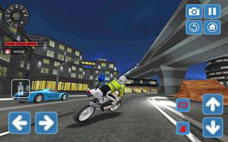 City Police MotorBike 3D Sim capture d'écran 2