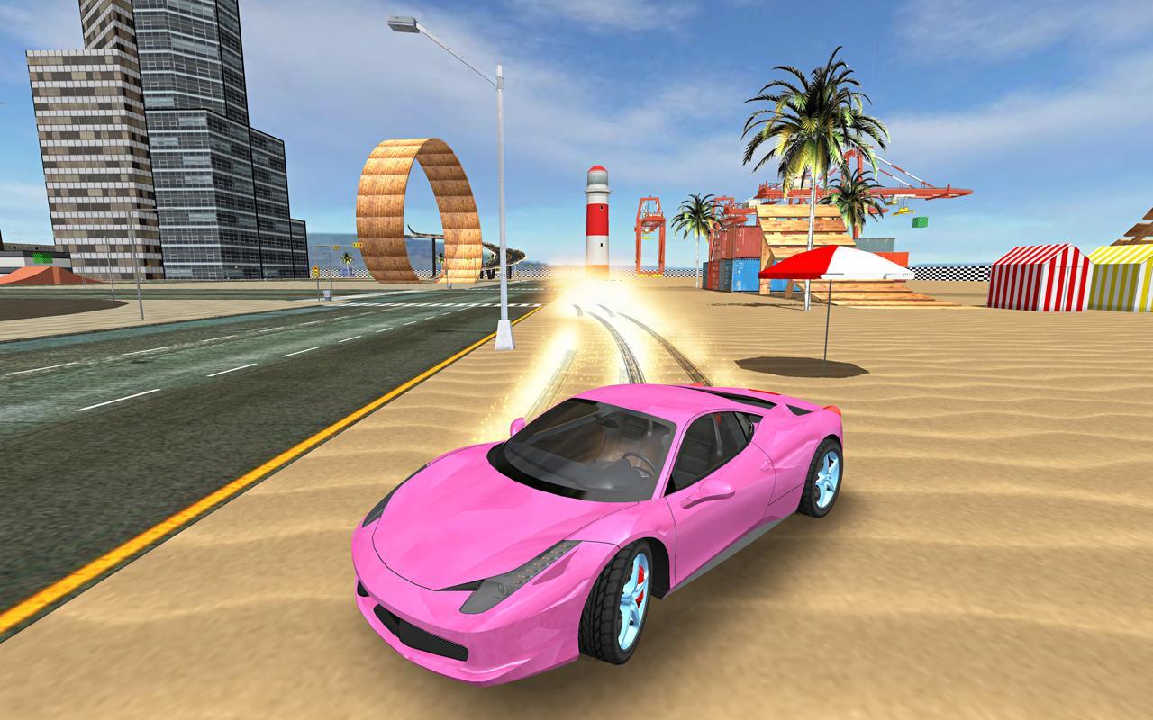 Stunt car 3d. Stunt car Driving Simulator 3d. Stunt car extreme. Дрифт симулятор трасса Индия.