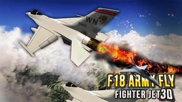 F18 Army Fly Fighter Jet 3D captura de pantalla 1