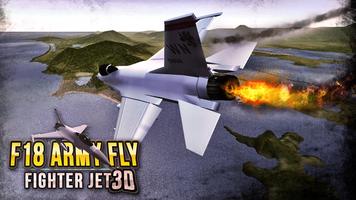 F18 Army Fly Fighter Jet 3D capture d'écran 2