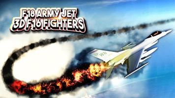F18 Army Jet 3D F16 Fighters captura de pantalla 1