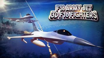 F18 Army Jet 3D F16 Fighters imagem de tela 3