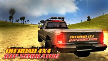 Offroad 4x4 Jeep Simulator 스크린샷 1