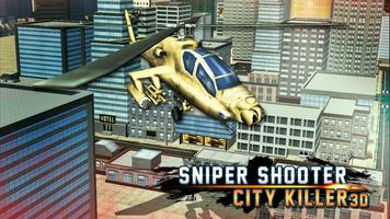 Sniper Shooter City Killer 3D Affiche