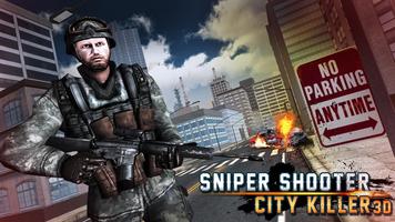 Sniper Shooter City Killer 3D capture d'écran 1