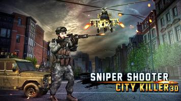 Sniper Shooter City Killer 3D capture d'écran 2