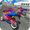 Bike Super Hero Stunt Driver Racing