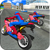 Bike Super Hero Stunt Driver Simulator أيقونة