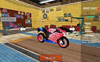 Bike Super Hero Stunt Driver Simulator تصوير الشاشة 3