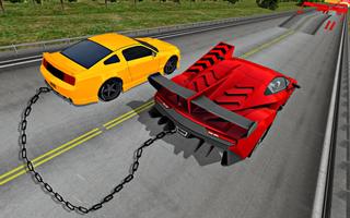 Chained Cars Speed Racing - Chain Break Driving capture d'écran 2