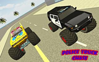 Police Monster Truck Driver : Extreme Thief Chase 截图 3