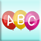 Pop Alphabet Balloons for kids,abcde icon