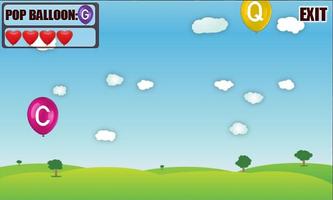Pop Alphabet Balloons for kids imagem de tela 1