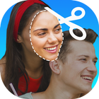 Funny Face Maker: Cut and Paste App أيقونة