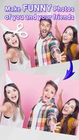 Funny Face Maker: Cut and Paste App الملصق