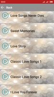 Best Love Songs MP3 Sweet Memories 스크린샷 1