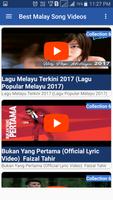 Malay Video Lagu Terbaik HD capture d'écran 1