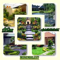 Minimalist Garden Design New الملصق