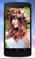 برنامه‌نما Wedding Flower Crown Hairstyle عکس از صفحه
