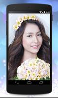 Wedding Flower Crown Hairstyle poster