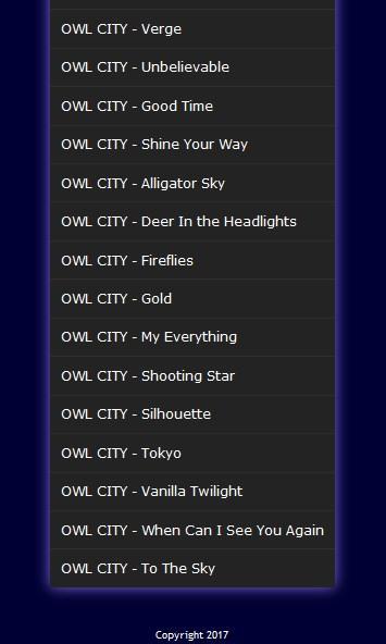 Owl City - Mp3 for Android - APK Download