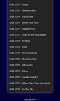 Owl City - Mp3 capture d'écran 1
