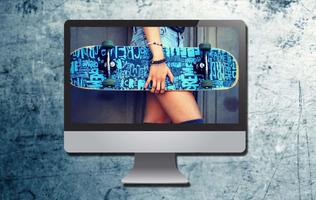 Skateboard Wallpaper capture d'écran 1