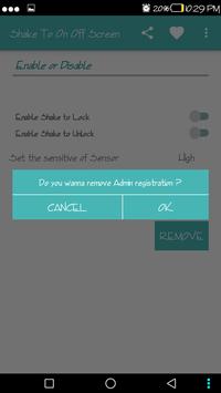 Shake Screen Lock Unlock screenshot 3