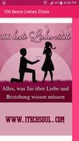 100 Beste Liebes Zitate पोस्टर