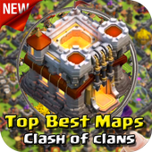Maps For Clash of Clans 2017 आइकन