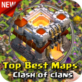 Maps For Clash of Clans 2017 ไอคอน