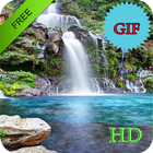 Waterfall Live Wallpaper GIF-icoon