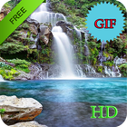 Waterfall Live Wallpaper GIF icon