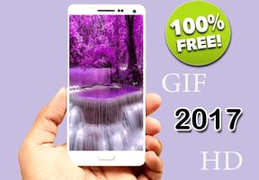 Waterfall Live Wallpaper GIF captura de pantalla 1