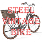 Steel Vintage Bike Zeichen
