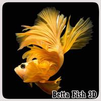 Betta Fish 3D Affiche